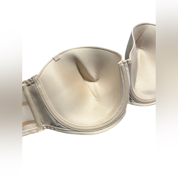 VANITY FAIR womens 5 way convertible beige underwire strapless 74380 42C NWT - Picture 6 of 11